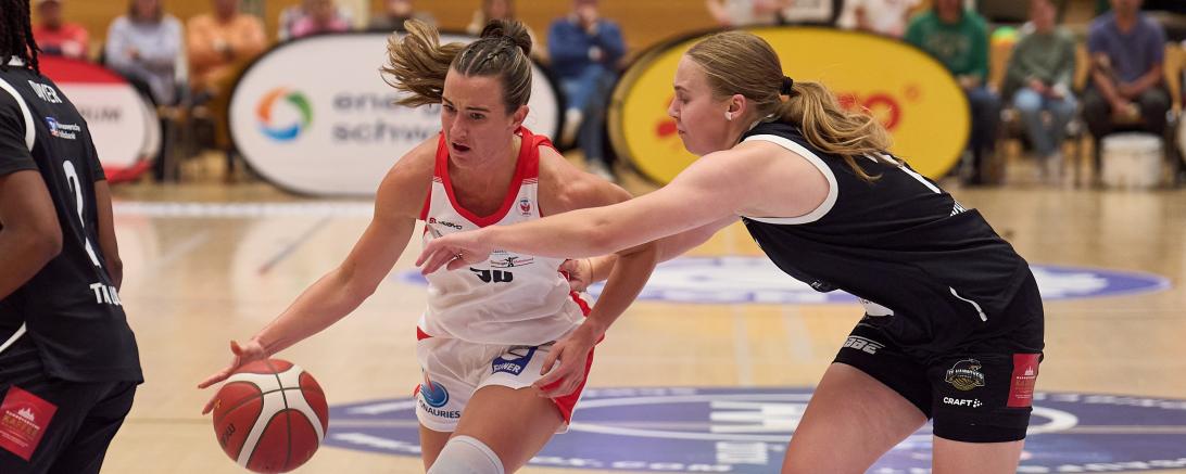 Samantha Ashby und die Angels können in Hannover die Auswärtspleite nicht verhindern.