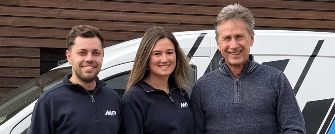 V.l.n.r.: Marco Pattermann-Steib, Melissa Steib, Martin Oberman