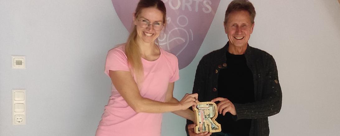 Spendenübergabe an Kinder wollen leben, spielen, lachen! e.V.