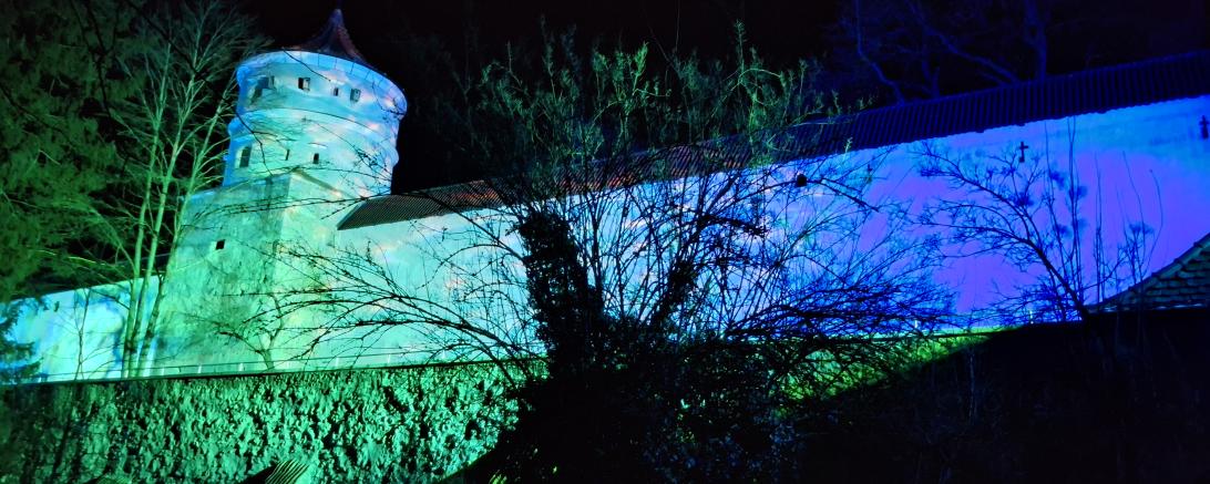 Eröffnung Lichtinstallation