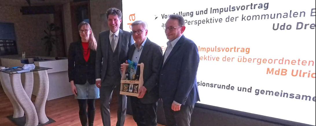 Udo Dreher, OB-Kandidat im Austausch mit der Wirtschaft – für einen starken Wirtschaftsstandort Nördlingen