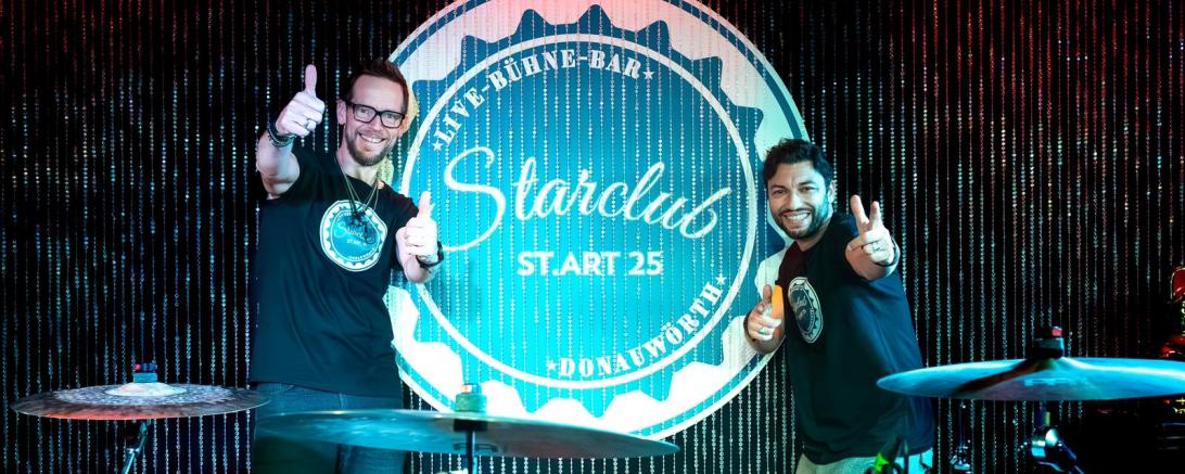 Stefano und Tom betreiben nicht nur den Starclub zusammen. Sie sind auch Bandkollegen.