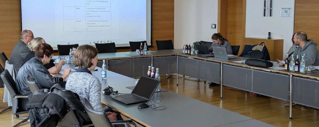 Bei der Auswahlsitzung wurde wurde über die zu fördernden Projekte entschieden.