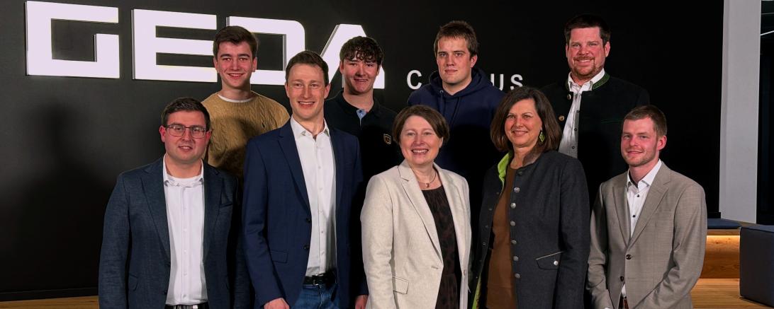 Beim Auftakt in den Kommunalwahlkampf 2026 mit Landratskandidatin Claudia Marb und Landtagspräsidentin Ilse Aigner, MdL waren auch Mitglieder der Jungen Union vertreten. 