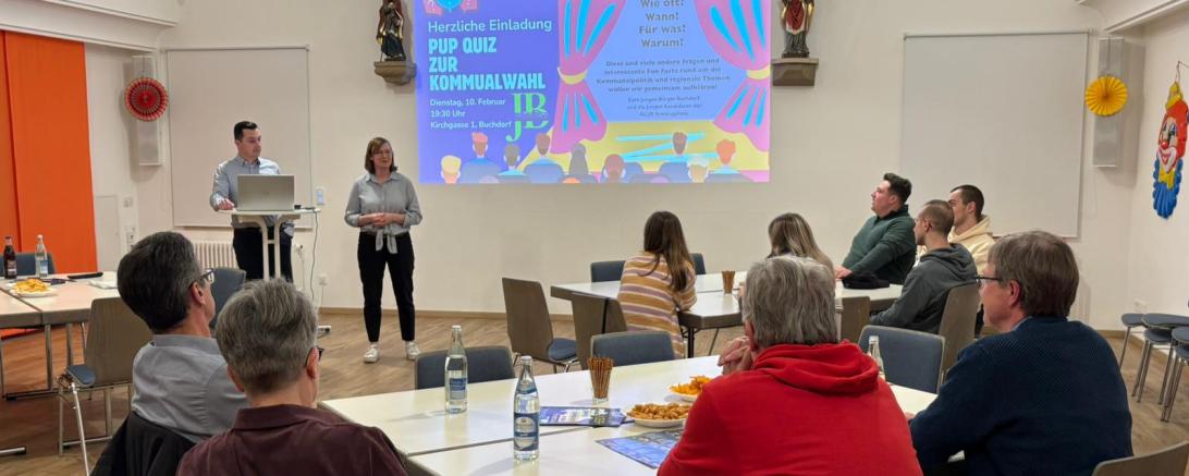 Pub Quiz Junge Bürger