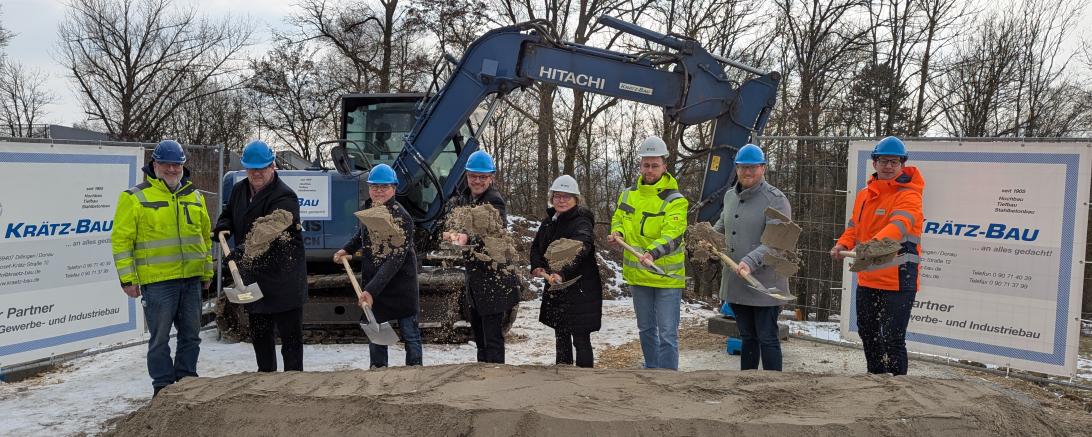 Spatenstich am Spachet