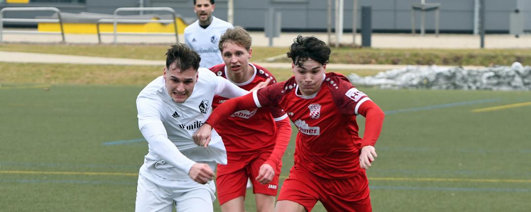 Laufduell mit Markus Lohner.