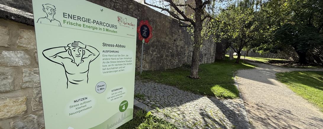 Der Energie-Parcours in Wemding ist eine Art Trimm-dich-Pfad für den Geist.