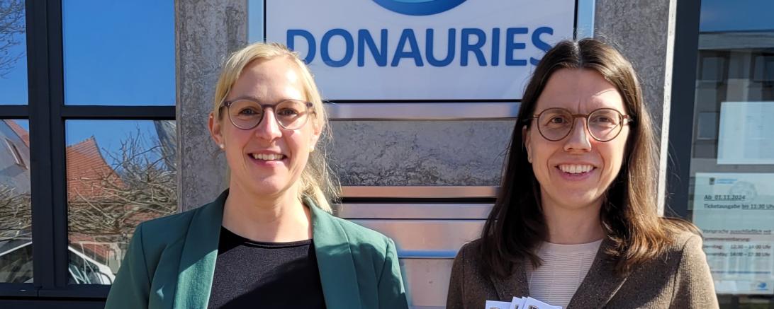 Die Ansprechpartnerinnen der neuen Angebote, Caroline Wagner und Verena Gayer. 