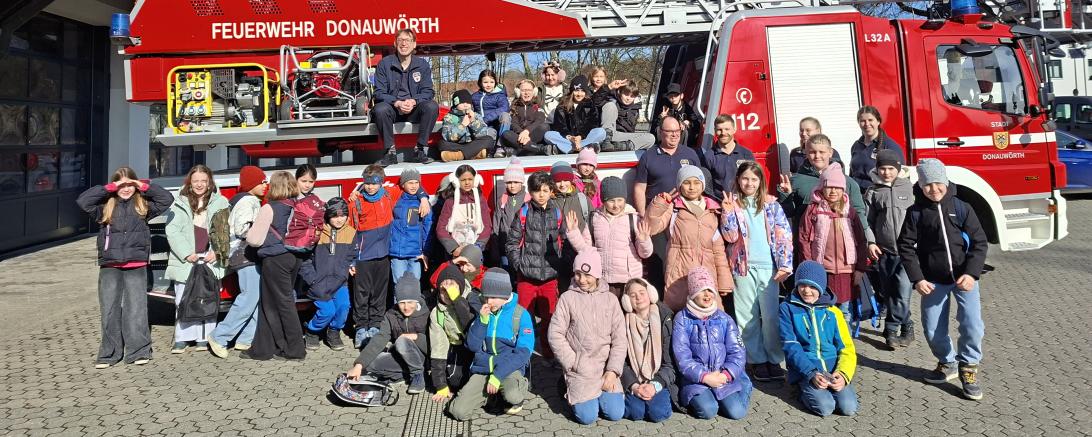 Besuch der Feuerwehr Donauwörth