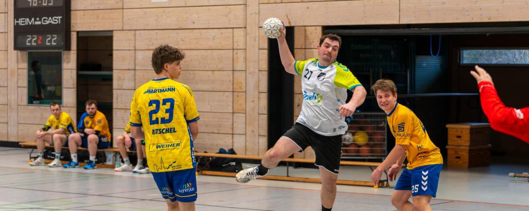 Neuzugang Stephan Beier (am Ball) konnte direkt im ersten Spiel mit fünf Treffern überzeugen.