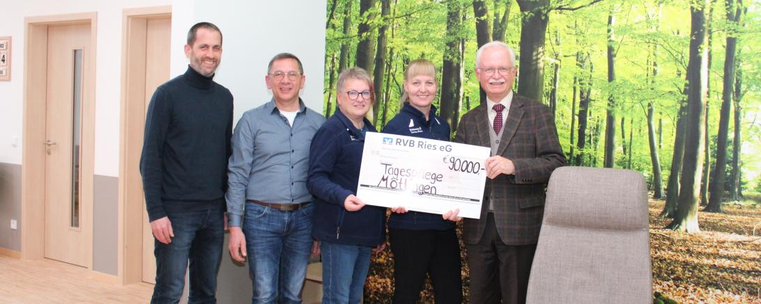 von links: Johannes Beck, Wilhelm Rehklau, Bianca Stegat, Birgit Sitta, Reinhard Caesperlein.