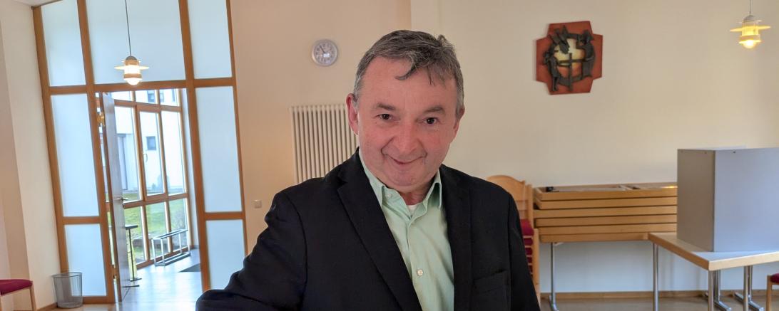 Landratskandidat Albert Riedelsheimer. 