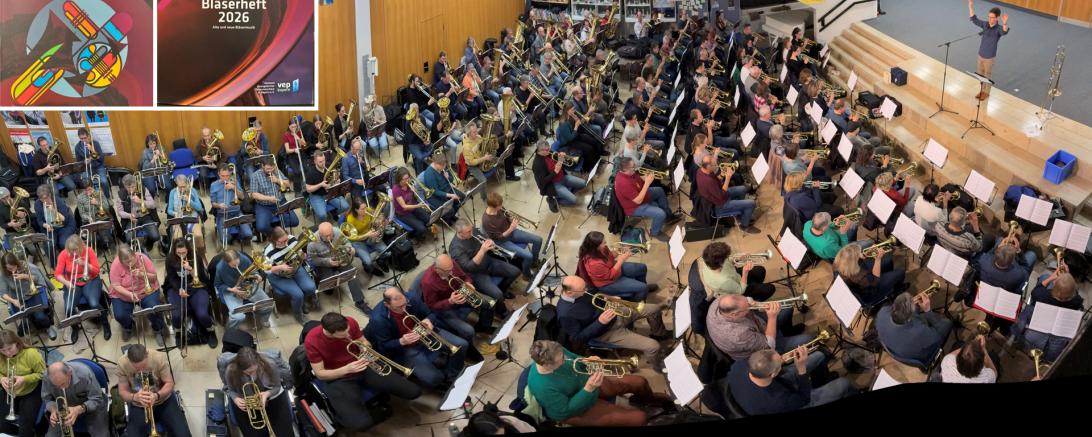 Am 3. März hat die Frühjahrsschulung der evangelischen Posaunenchöre im Posaunenbezirk DonauRies die Aula der Harburger Schule in einen einzigen großen Resonanzraum verwandelt. 