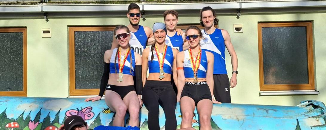 Läuferinnen und Läufer der LG Donau-Ries. 