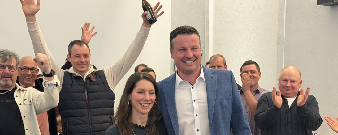 Stephan Kreuzer wird in Mertingen neuer Bürgermeister. 