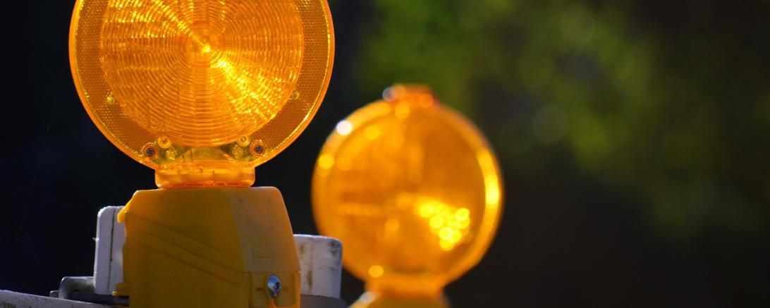 Straßensperrung Symbolbild