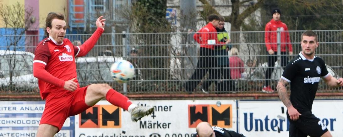 Unser Bild zeigt Dennis Lechner beim Abschlussversuch. 