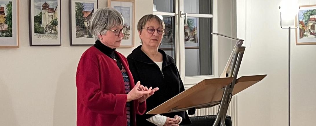 Christine Schormüller und Gabi Burger 