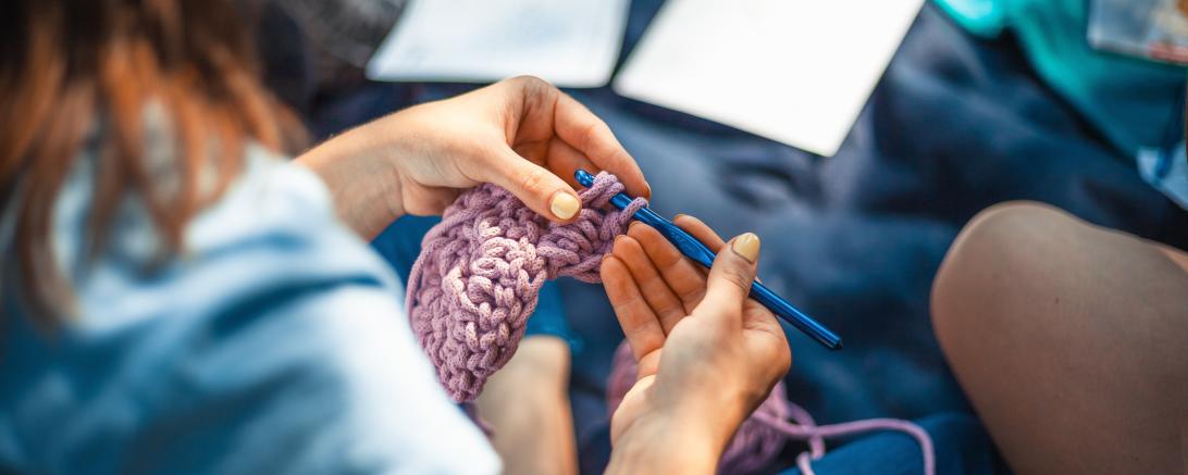 Strickkreis in der Stadtbibliothek Nördlingen