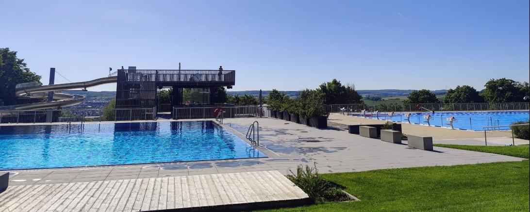 Das Freibad Donauwörth. 