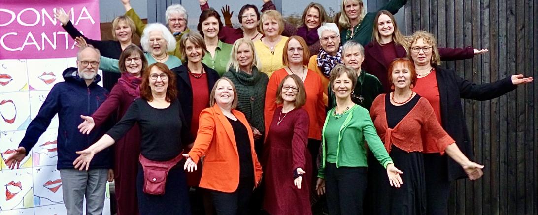 Die Musiker*innen von DonnaCanta.