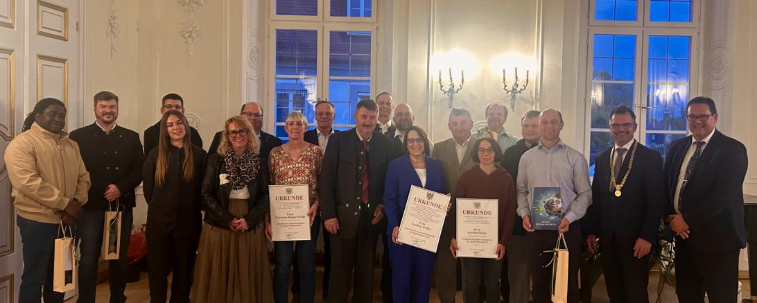 Gruppenbild aller Preisträger. 