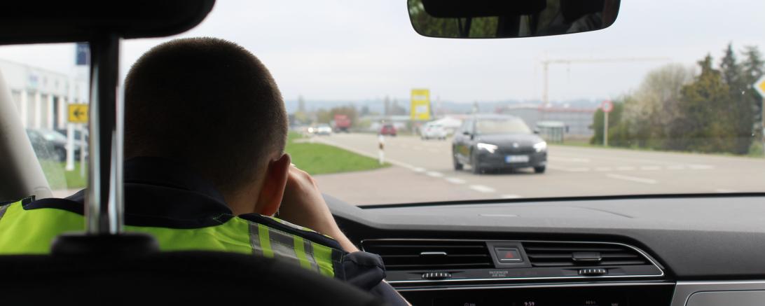 Einsatz der Laserpistole.