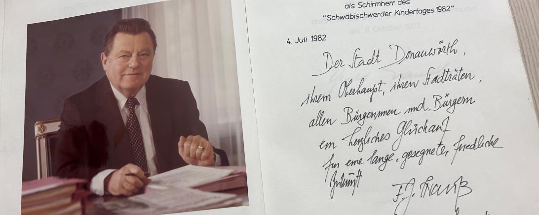 Franz Josef Strauß - 4. Juli 1982