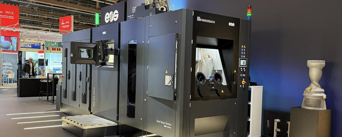 EOS stellte die EOS M4 ONYX auf der Formnext 2025 vor. 