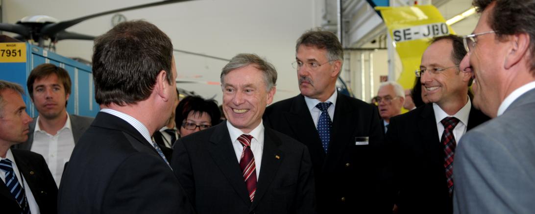 Hörst Köhler bei Eurocopter 2009