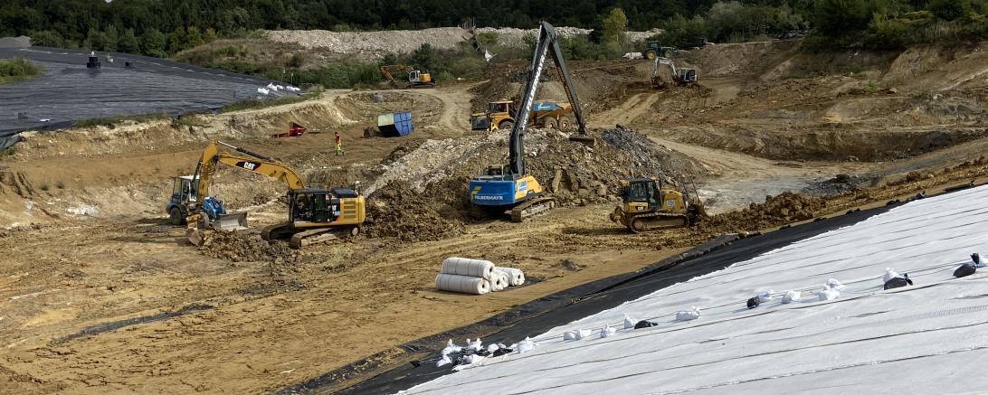 Große Erweiterung der Deponie Binsberg