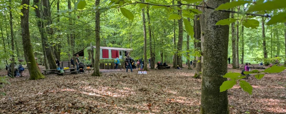 Familienfest im Waldkindergarten Donauwörth. 