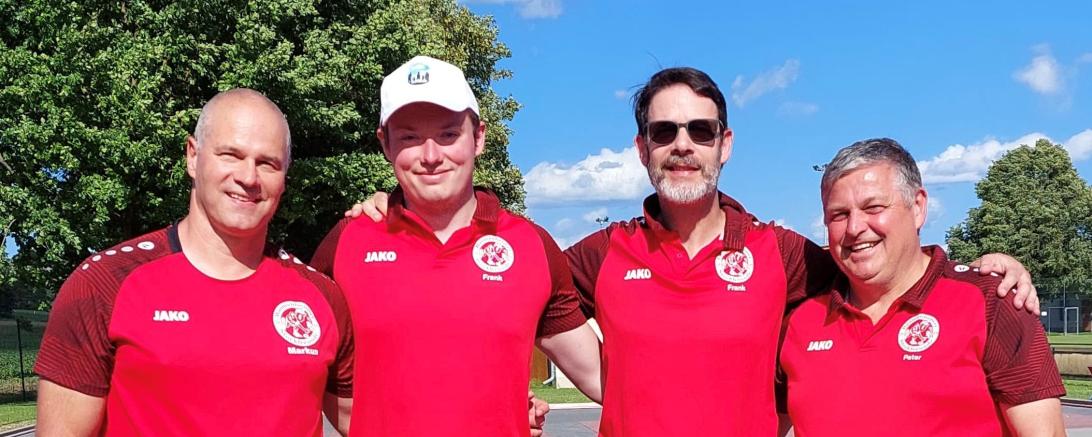 Von links: Markus Reiner, Mauritz van Baalen, Frank van Baalen, Peter Rühl