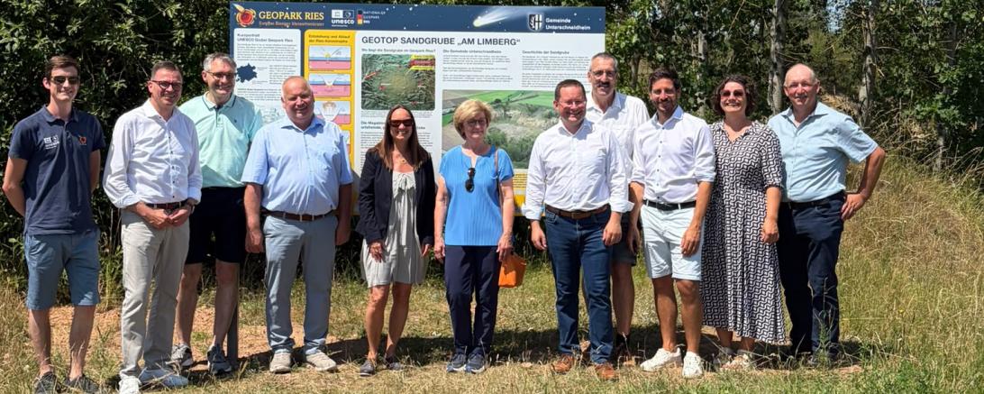 Neues Geotop am Limberg offiziell eröffnet