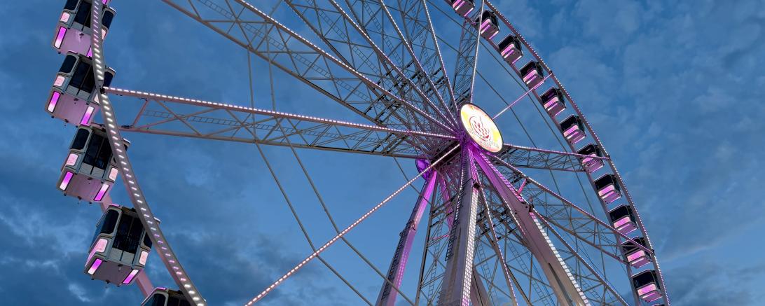 Das neue Riesenrad der Familie Kipp.