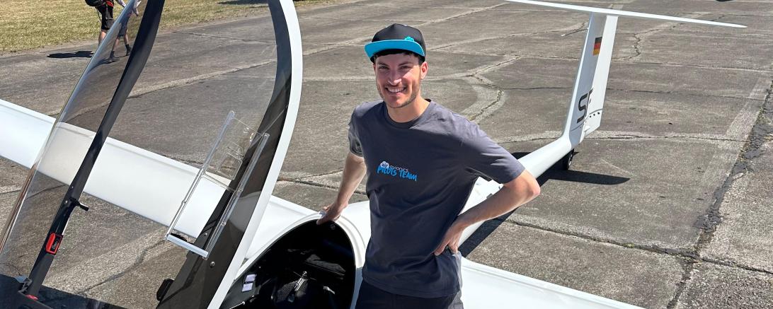 Stefan Langer wurde Dritter bei der Segelflug-Weltmeisterschaft in Zentralpolen. Für die Titelverteidigung in der 18-Meter-Klasse reichte es knapp nicht. 