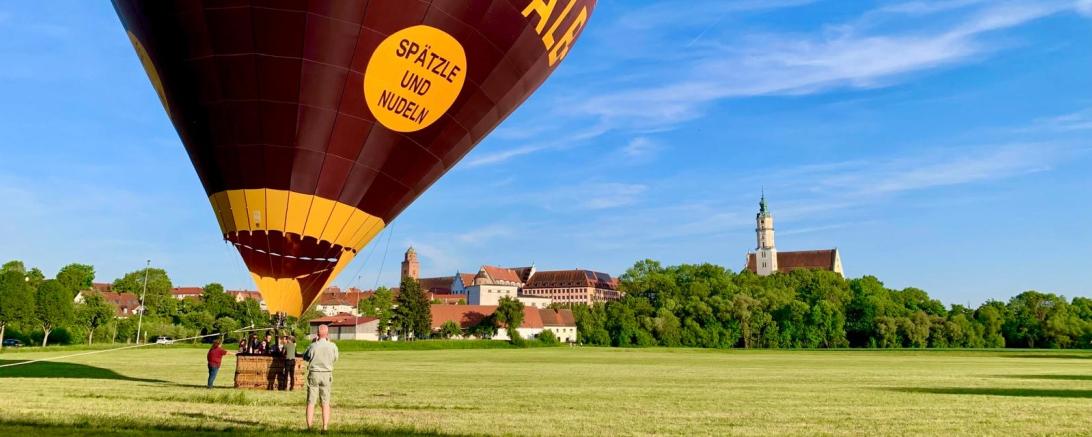 Heißluftballonfahrt im Donau-Ries