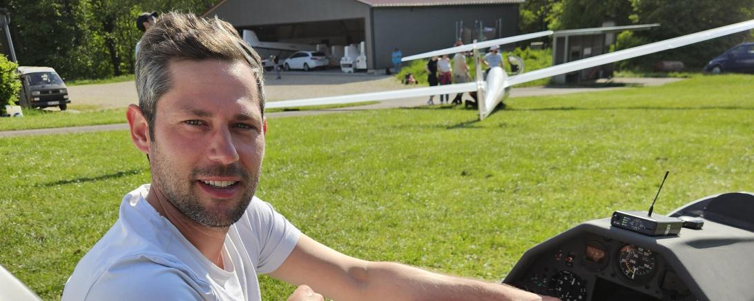 David Bauder punktete am Wochenende für die Segelflug-Bundesliga, kritisiert jedoch das System der Punktevergabe.