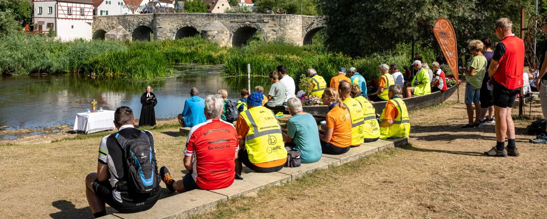 Abschluss Stadtradeln 2026 vor traumhafter Kulisse in Harburg.