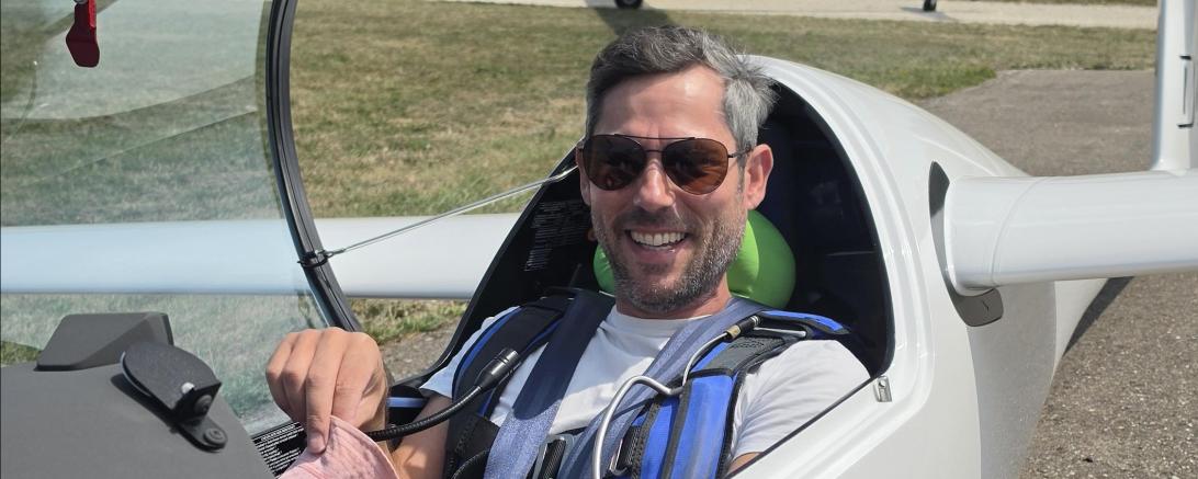 David Bauder punktete am Wochenende erneut für die Segelflug-Bundesliga.