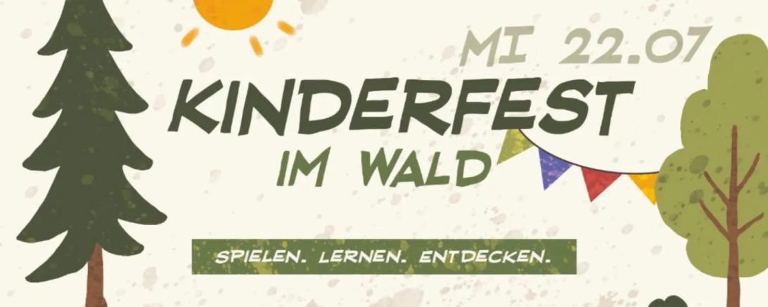 Kinderfest im Wald Flyer