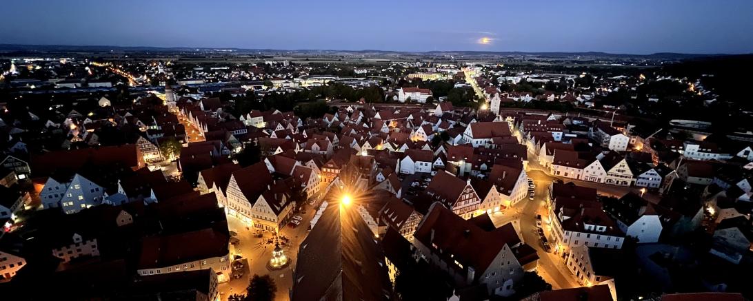 Blaue Stunde in Nördlingen