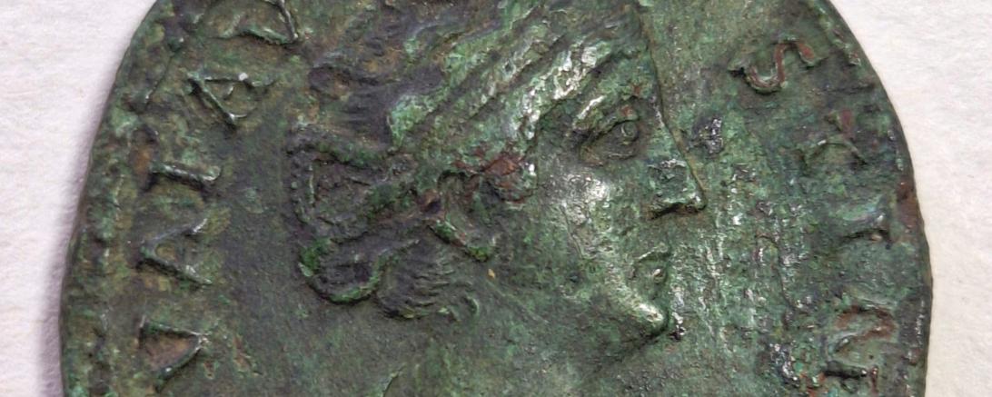 Sesterz der Diva Faustina, 138 – 161 n. Chr. Archäologisches Museum Gunzenhausen