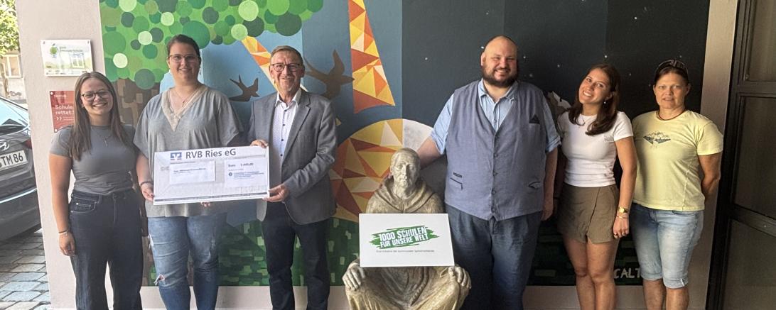 Spende der Fachakademie Maria Stern Schulbau in Südafrika