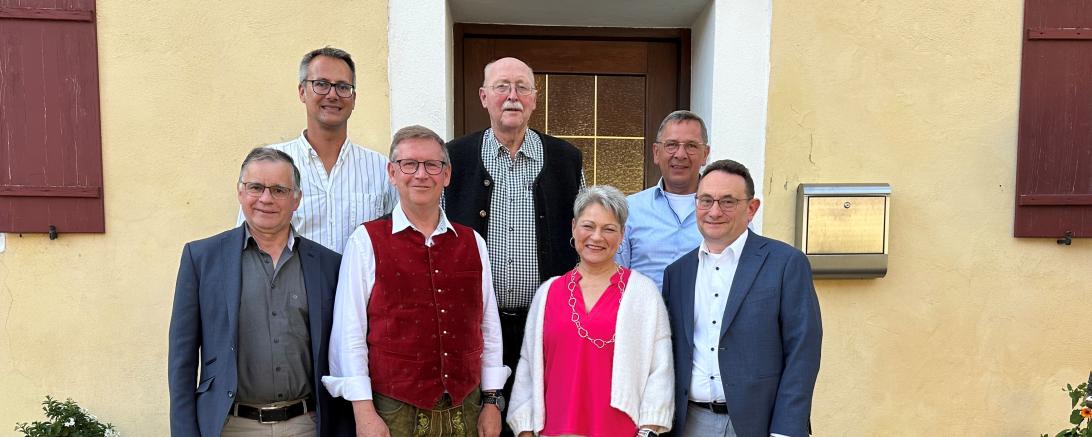 Die CSU-AL/LB Kreistagsfraktion verabschiedete ihre ehemaligen Kreisräte und den ehemaligen Landrat Stefan Rößle. 
