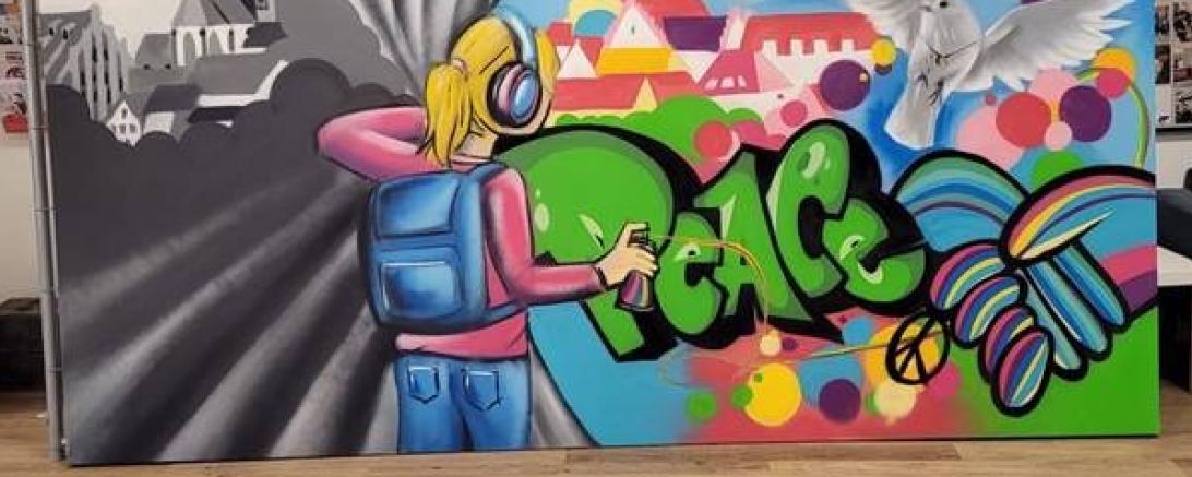 Kunstwerk des Jungendkunstwettbewerbs Donauries 2025