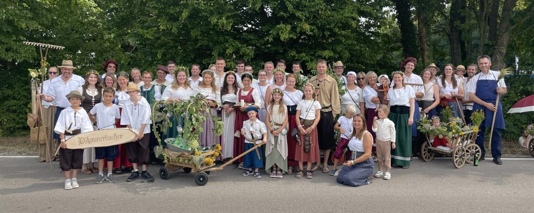 D’Ammerbacher beim Historischen Fest in Huisheim