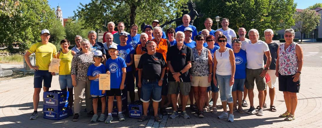 Der ERC Waldseebiber gewinnt die Teamwertung beim Monheimer Stadtradeln 2026.