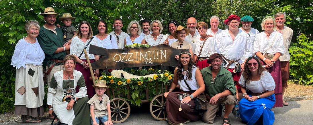Die gut gelaunte Itzinger Gruppe 